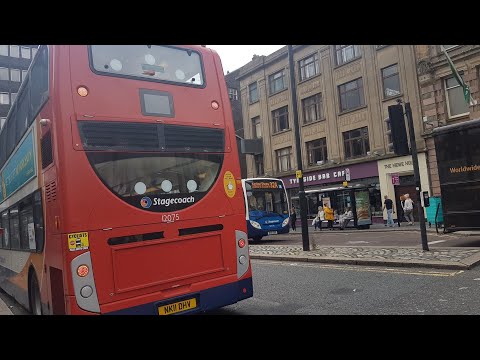 Front View: Route 1: Stagecoach Newcastle NK11 DHV/12075-ADL Enviro 400H