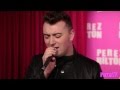 Naughty Boy ft. Sam Smith - "LA LA LA" (Acoustic Perez Hilton Performance)