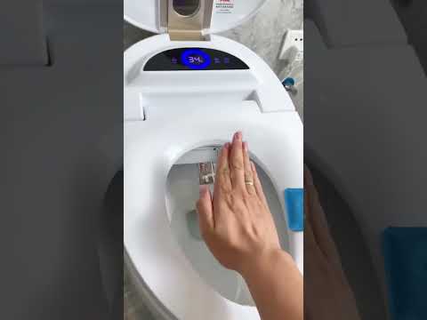 automatic sensor western toilet #shortvideo