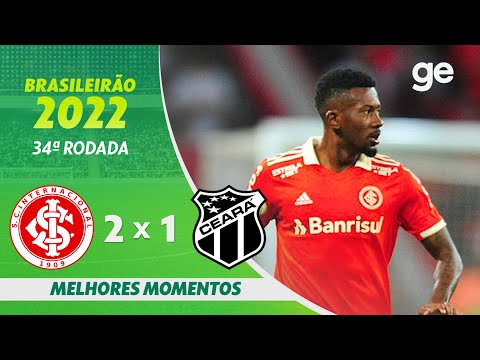 Gols e lances de Internacional x Ceará