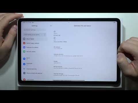 Redmi Pad Pro: How to Find Serial Number (SN)