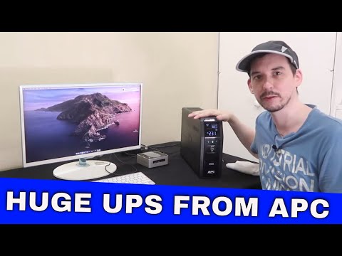 APC BACK UPS PRO BR 1600VA, SINEWAVE, 8 OUTLETS, AVR, LCD SĄSAJA video