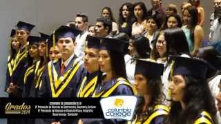 preview picture of video 'Columbia College Ceremonia de Grado, Bucaramanga 2014'