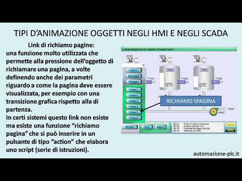 Corso di programmazione HMI e SCADA - animazione degli oggetti grafici