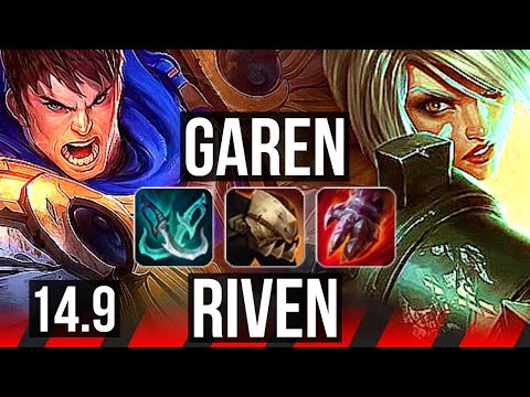 GAREN vs RIVEN (TOP) | 12/3/9, Dominating | TR Master | 14.9