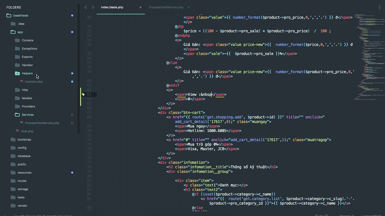 [Seri] - Website đồng hồ - Tính view sản phẩm - P2