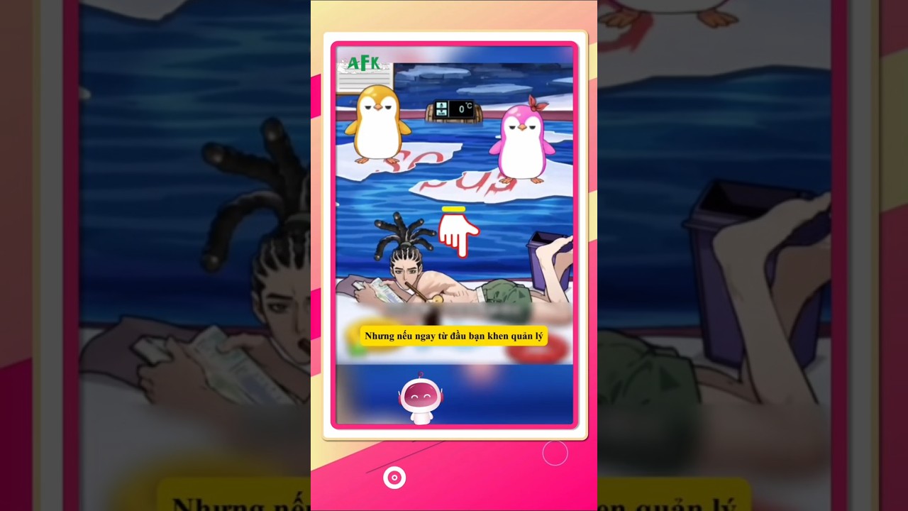 Chim cánh cụt vàng và hồng