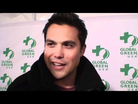 Michael Copon Interviewed By Ken Spector at 8th Annual Global Green Pre-Oscar Party