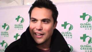 Michael Copon Interviewed By Ken Spector at 8th Annual Global Green Pre-Oscar Party