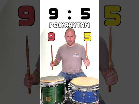 How To Play A 9:5 Polyrhyhm in 20 Seconds!