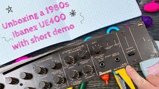 Video thumbnail for Unboxing a 1980s Ibanez UE400 Multi-Effects with Short Demo by Ryan's Custom Shop and Gear Outlet