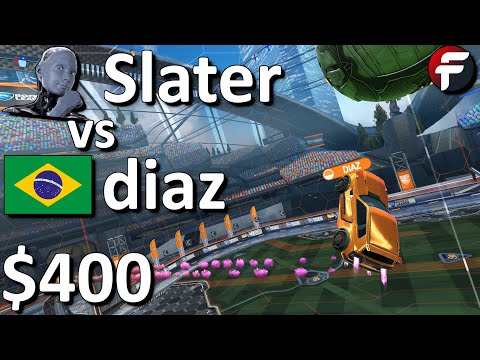 The Best Rocket League AI vs The Best North American 1v1er (Slater vs Diaz)