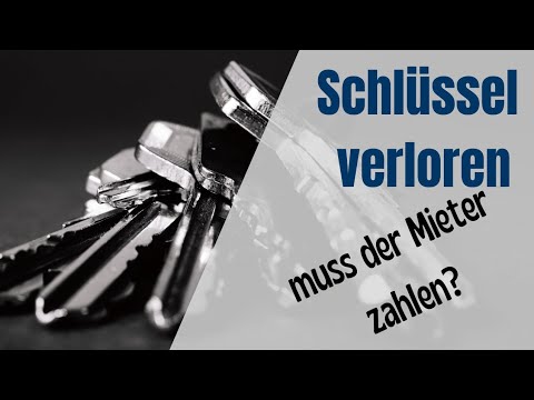 Schlüssel verloren - muss der Mieter zahlen?