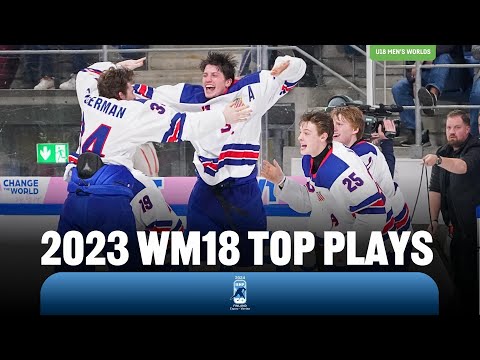 Хоккей 2023 WM18 Top Plays | 2024 #U18MensWorlds