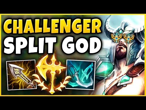 THIS CHALLENGER TRYND SPLIT STRAT IS BROKEN! (EVEN IF YOU FEED) - League of Legends