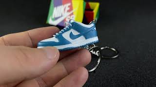 Nike SB Dunk low sneaker keychain 3d wholesale mini shoe with box gift set hot sale 2021