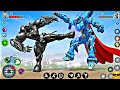 Black Robot Multiple Transformers Dino Car Jet Robot Action - Android Gameplay | Part 82
