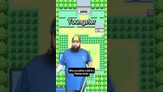 Nobody is spared from the rules of a Pokémon battle. Not even if you’re still in diapers. #pokemon