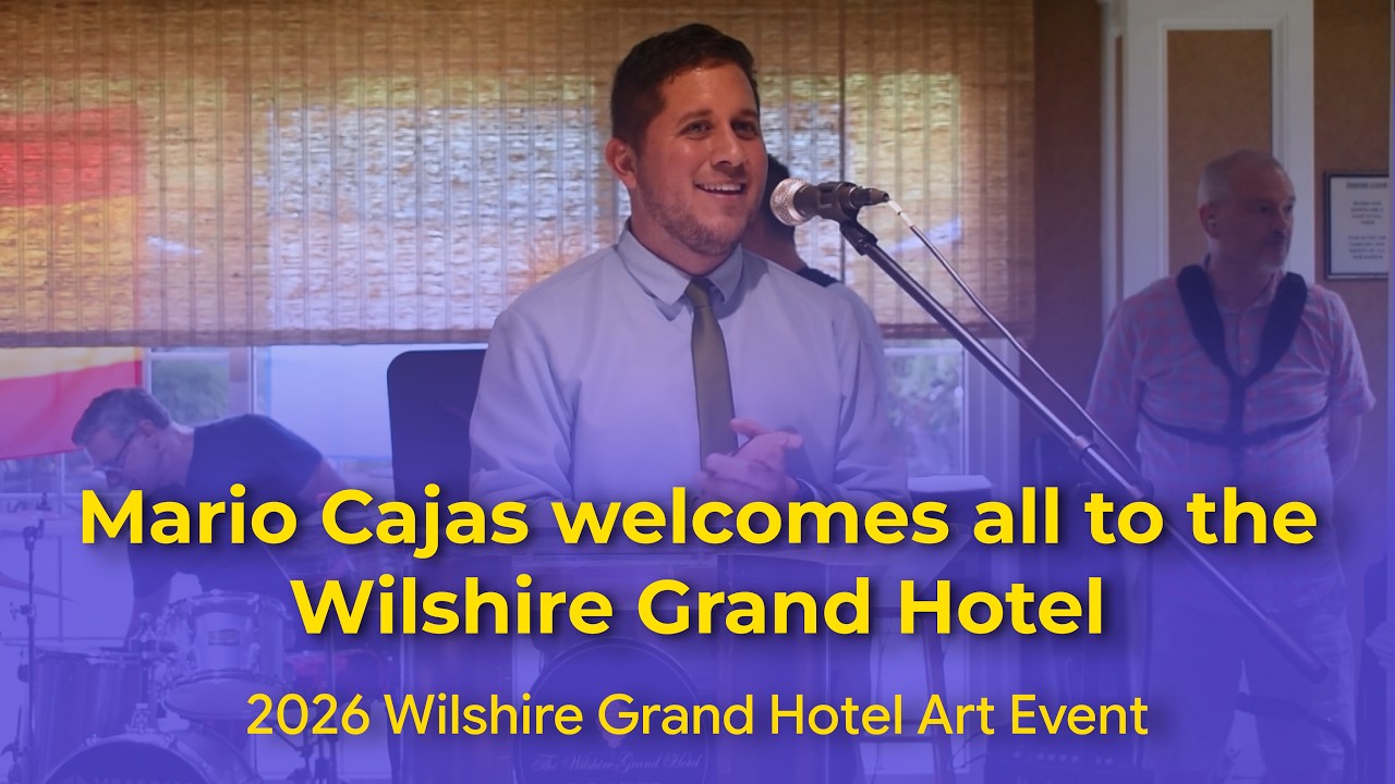 Mario Cajas Welcomes All to the Wilshire Grand Hotel