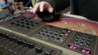 Video thumbnail for Vintage MXR 185 Drum Computer Demo, basic functions just intuitively shown and not planned. by James Farber