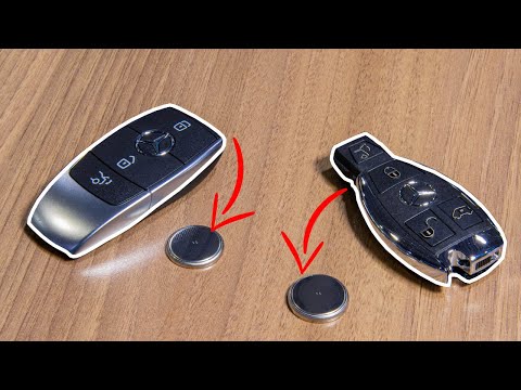 How to CHANGE your Mercedes Key BATTERY!
