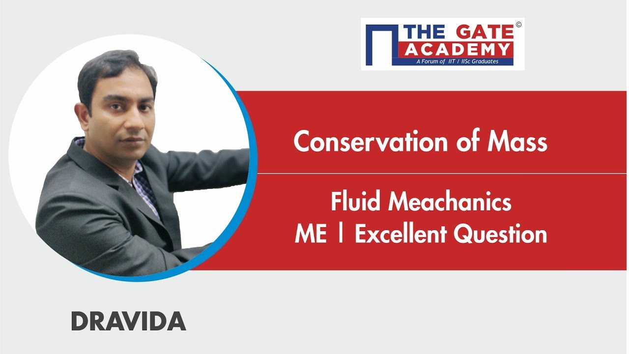 Conservation of mass - Excellent Question | Fluid Mechanics | Mechanical/Civil Engineering