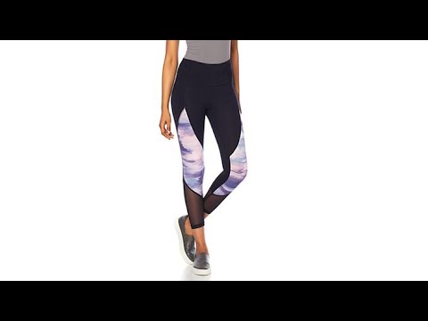 Balance by Marika Power Mesh Printed Legging with Side P...