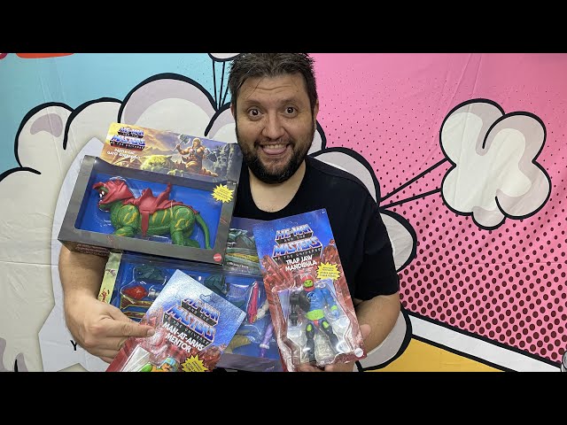 Vídeo relacionado con Masters of the Universe (Masters del Universo Orígenes) Figura He-Man, muñeco articulado de juguete (Mattel HGH44)