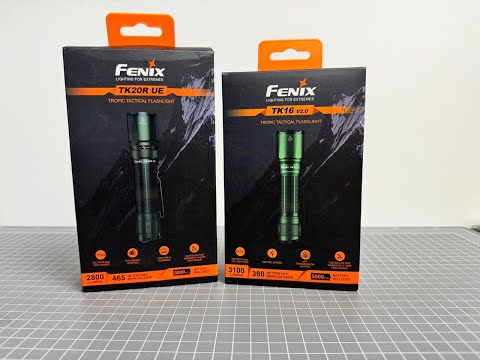 Fenix TK20R UE vs TK16 v2 0 Comparison Video