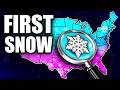 Here's When You'll See Snow This Year...