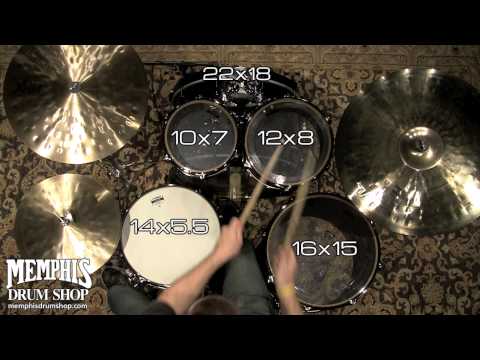 Yamaha Live Custom Oak Drum Set 22/10/12/16/14 - Black Wood