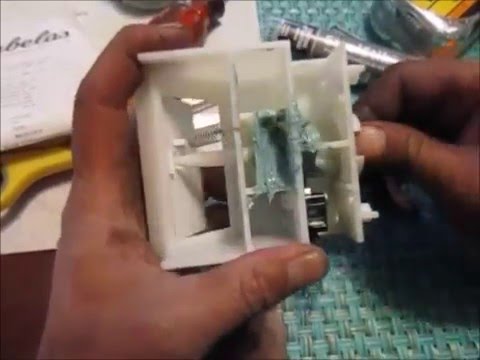 repairing a Frigidaire refrigerator PT2 Damper