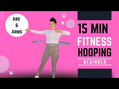 Hula Hoop Dance Workout: 15 Minute Fitness Hoop for Experienced Beginners | Working the abs and arms