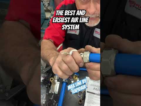 The best and easiest air line system to install. Maxline by Rapidair #diy #maxair