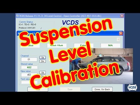 Suspension Leveling Calibration