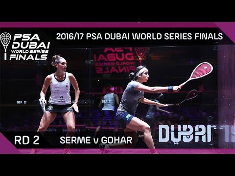 Squash: Serme v Gohar - Rd 2 - PSA Dubai World Series Finals 2016/17