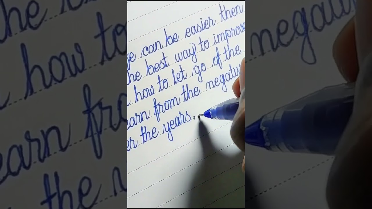 Beautiful Calligraphy writing for beginner | handwritten reels #shorts #handwriting #calligraphy #ok