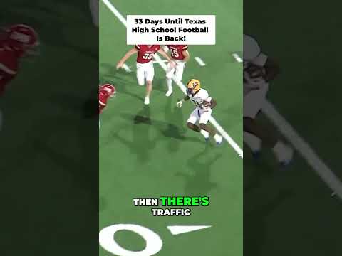 Posting 1 play every day until Texas High School Football is back! 33 Days left!