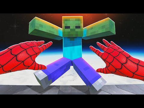 Throwing Minecraft Zombies Into SPACE - Bonelab VR Mods