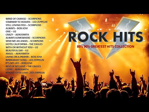 SCORPIONS, U2, BON JOVI, AEROSMITH, EAGLES, LED ZEPPELIN/ ROCK HITS / 80's 90's GREATEST HITS