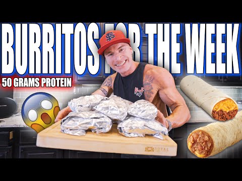 FREEZER BURRITOS FOR THE WHOLE WEEK | Anabolic Bean &...