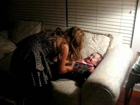 Baby Adiel gets the tickles