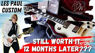 Video thumbnail for Owning A Gibson Les Paul Custom in Alpine White by Dave Webb Music