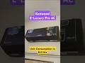 Kenwood E Luxury Pro AC Power Consumption Test Usage Review Youtubeshorts Kenwoodac Howto