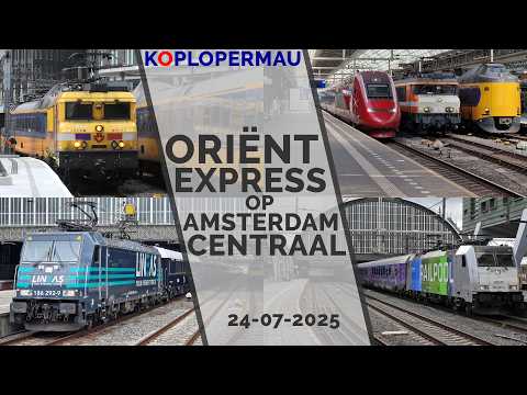 Veel Bijzondere Treinen op Amsterdam Centraal Station - 24 juli 2025