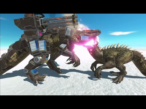 DINOSAURUS VS ALL UNITS EPIC BATTLES - ANIMAL REVOLT BATTLE SIMULATORS
