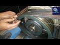 AHU Motor Pully Blower Pully Alignment