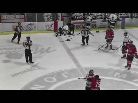 Chris Cloutier 5 Minutes for Assault on Patrick Bordeleau - 12-12-25
