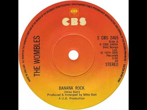 UK New Entry 1974 (135) Wombles - Banana Rock