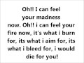 Red- Die for you lyrics 